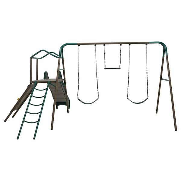 Lifetime climb cheap and slide playset