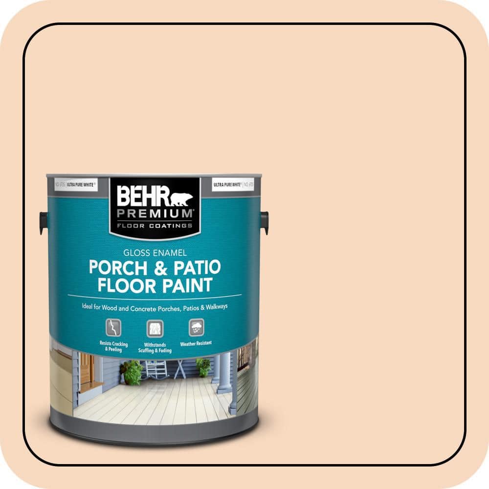 1 gal. #M220-2 Pumpkin Essence Gloss Enamel Interior/Exterior Porch and Patio Floor Paint price history on PriceWatchPro