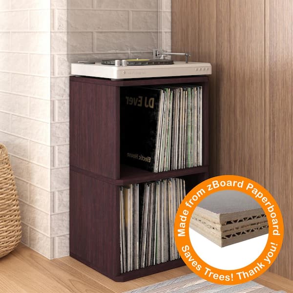 Max Credenza | Solid Wood Vinyl Record Storage Cabinet