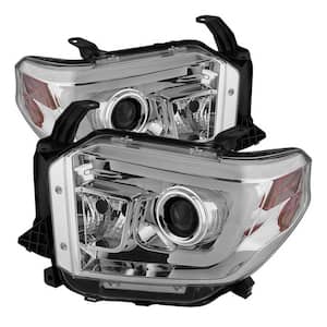 Toyota Tundra 2014-2017 / 2018 Tundra ( will only fit SR and SR5 Model ) Projector Headlights - Light Bar DRL - Chrome