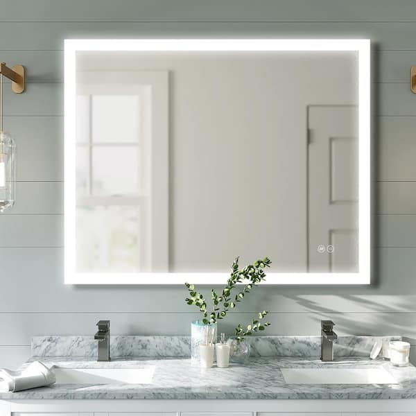 Home depot vanity mirror with deals lights