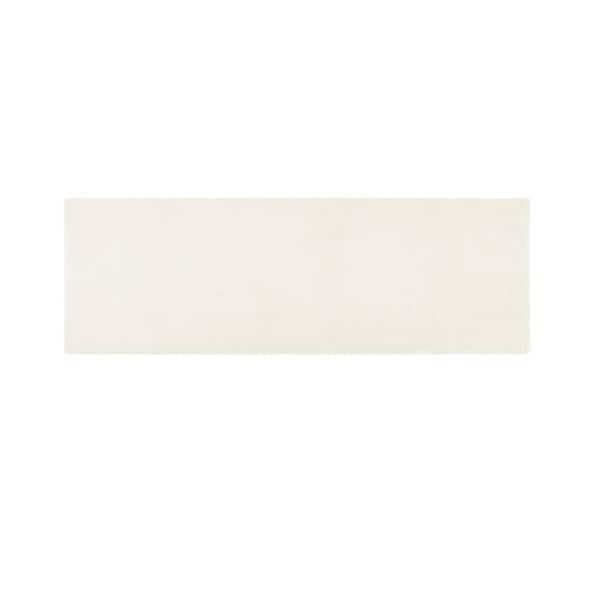 MADISON PARK Signature Marshmallow Ivory 24 in. x 72 in. Bath Mat