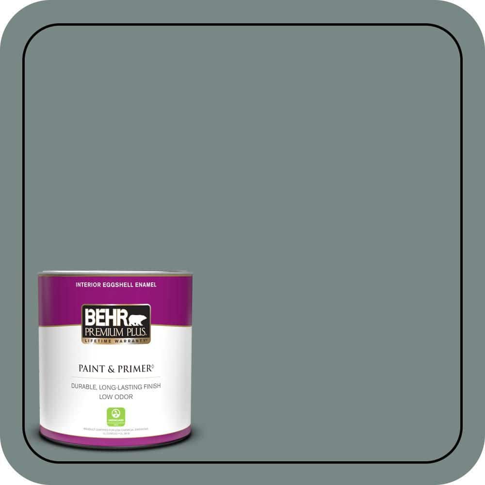 1 qt. #PPU12-16 Juniper Ash Eggshell Enamel Low Odor Interior Paint & Primer price history on PriceWatchPro