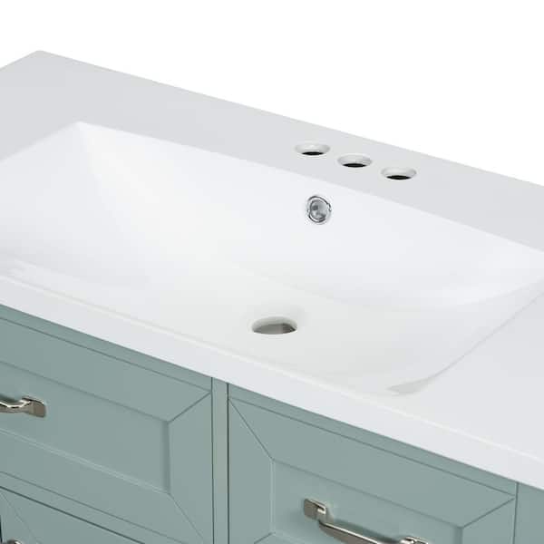 Xzkai 36 in. W x 18 in. D x 36 in. H Single Sink Bath Vanity