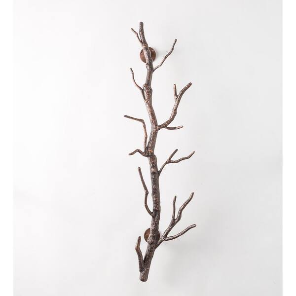 Evergreen Enterprises 36 in. Recycled Metal Branch Wall Rack - Bronze