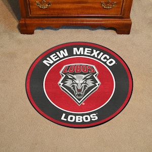 New Mexico Red 2 ft. Round Accent Rug