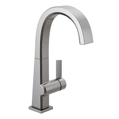 Pivotal Single-Handle Bar Faucet in Arctic Stainless