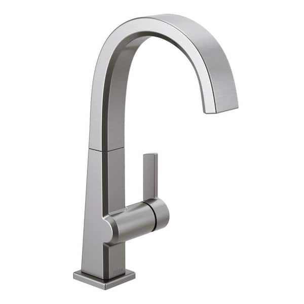 Delta Pivotal Single-Handle Bar Faucet in Arctic Stainless