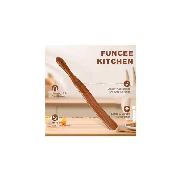 Utensili da cucina in legno set da 5 pezzi accessori per utensili da cucina per