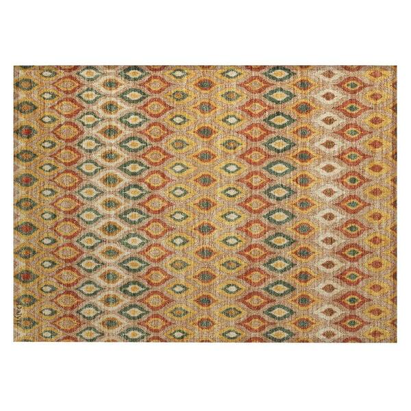 Chantille Machine Washable Indoor/Outdoor Abstract ACN3122 Copper 2 ft. x 3 ft. Accent Rug