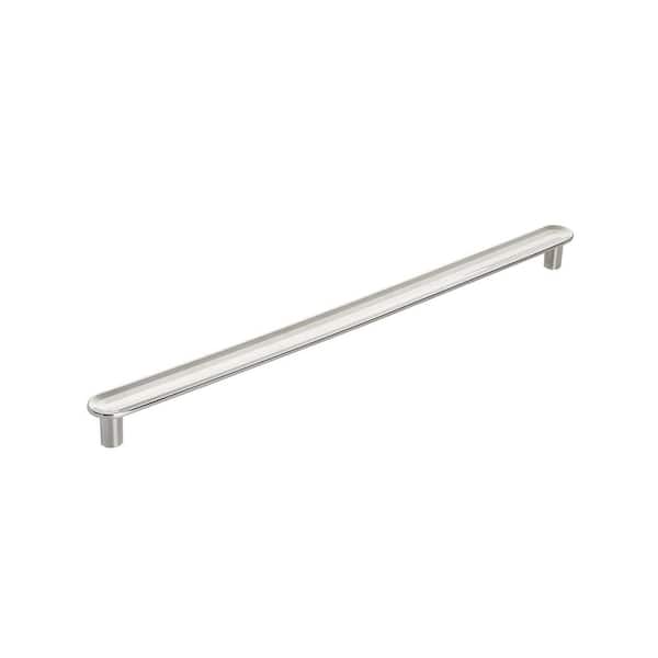 Amerock Concentric 10-1/16 in. (256mm) Modern Polished Nickel Bar Cabinet Pull