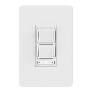 SPEX Lighting - Smart WIFI Connected by WIZ Specialty Room Controller Wall Switch; Dimmer, 4 Selectable Scenes, Tunable