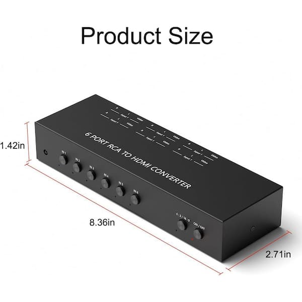 ［chi様］AV to HDMI Amazon.com: RCA to HDMI Adapter,Viagkiki AV Converter,RCA