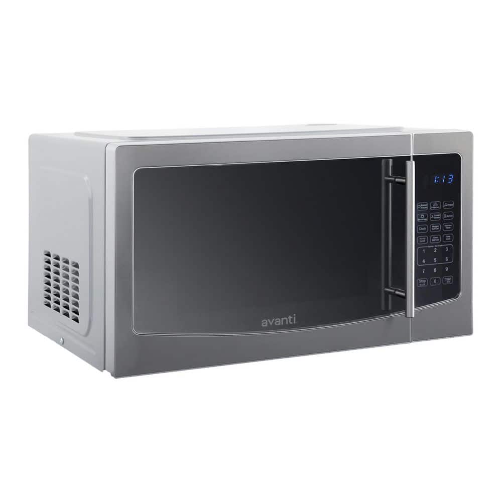 20 in W 1.1 cu. ft. Countertop Microwave Oven, in Stainless Steel