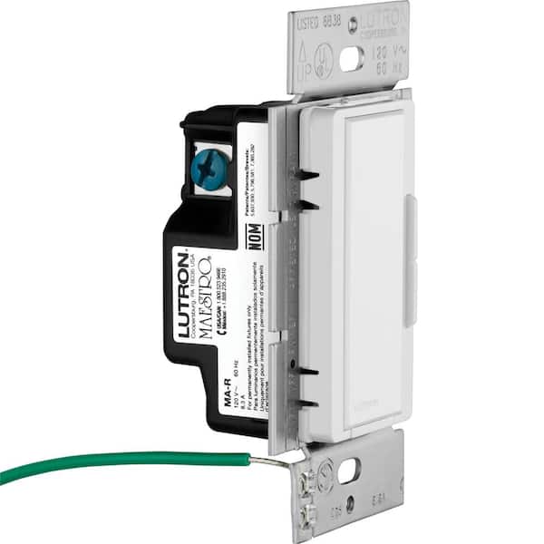 Maestro Companion Multi-Location Dimmer Switch, Only for Use with Maestro LED+ Dimmer, White (MA-RR-WH)