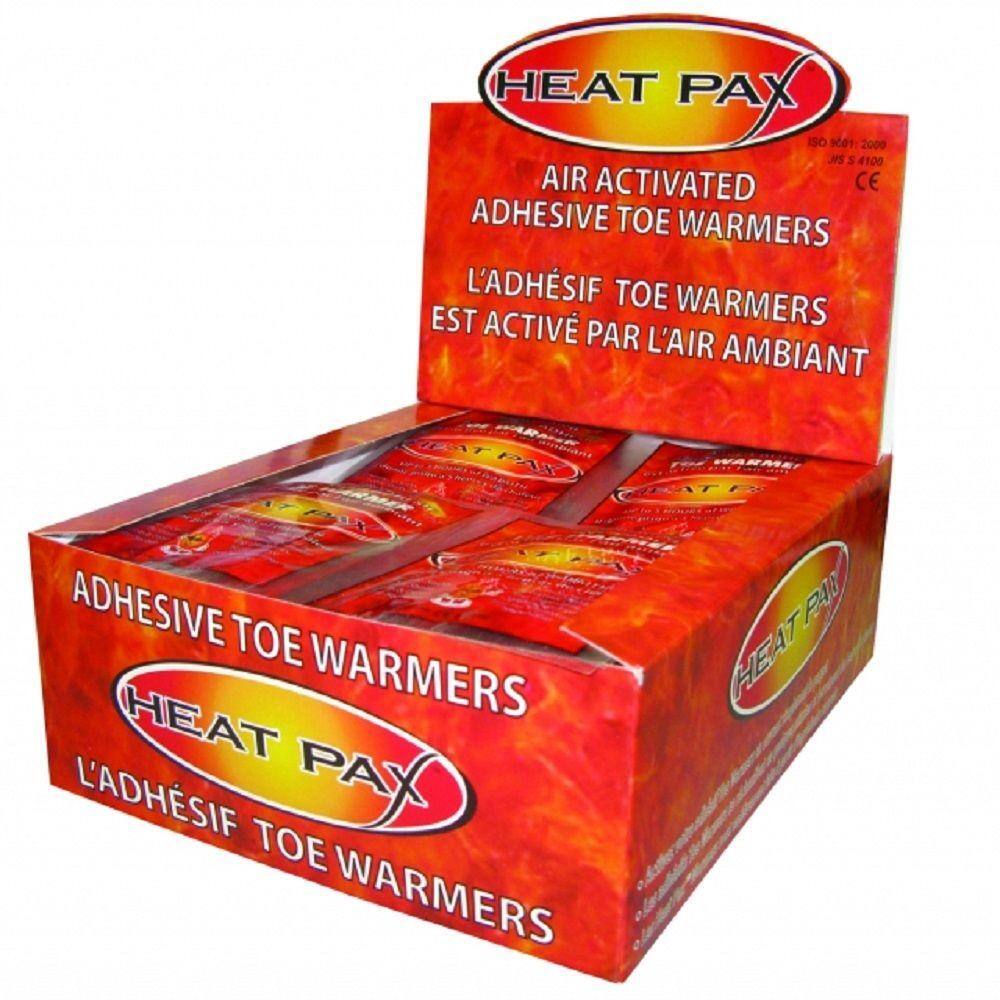 Hot Toe Foot Heat Warmers 40 Count Adhesive Long Lasting Air Activated Disposa