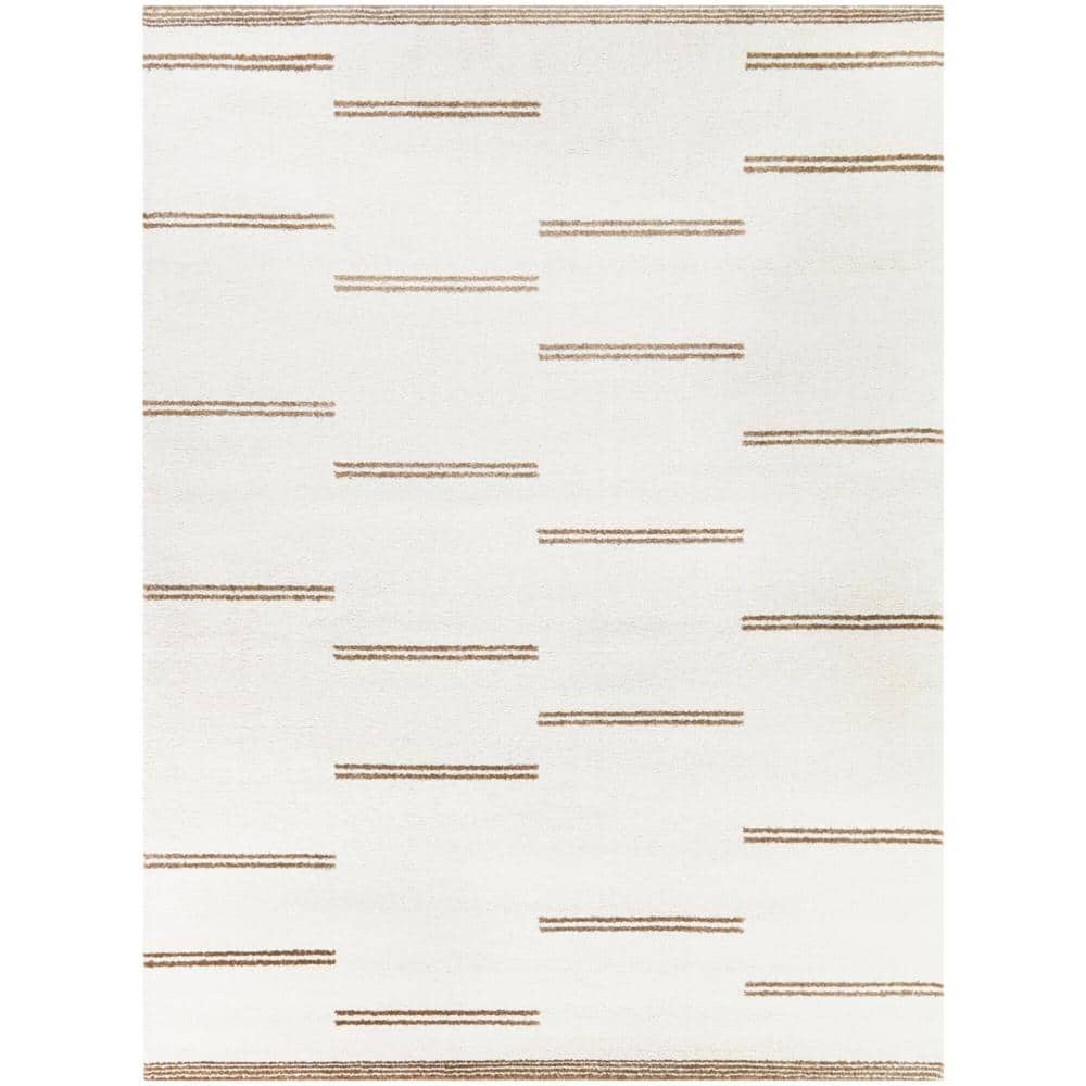 Ferrara Rust 5 ft. x 7 ft. Stripe Area Rug price history on PriceWatchPro