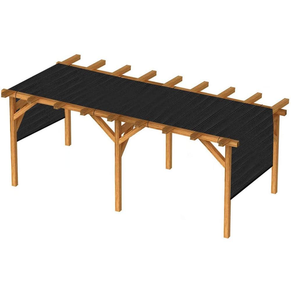 Outdoor Pergola Shade Cover Canopy for Patio Privacy Shade Screen Panel with Grommets on 2 Sides，6'x10', Black price history on PriceWatchPro