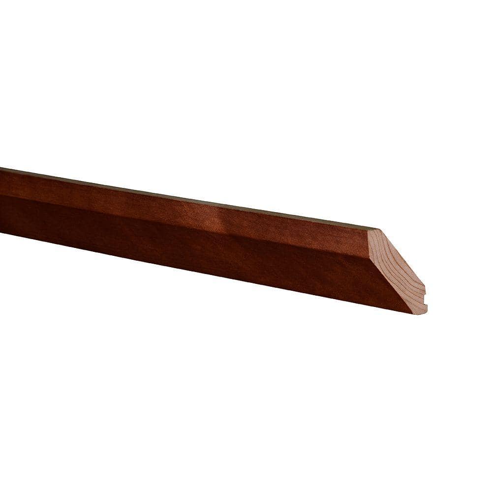 Newport 96 in. W x 1.875 in. D x 2.625 in. H Solid Wood Kitchen Cabinet Angle Crown Molding in Manganite price history on PriceWatchPro