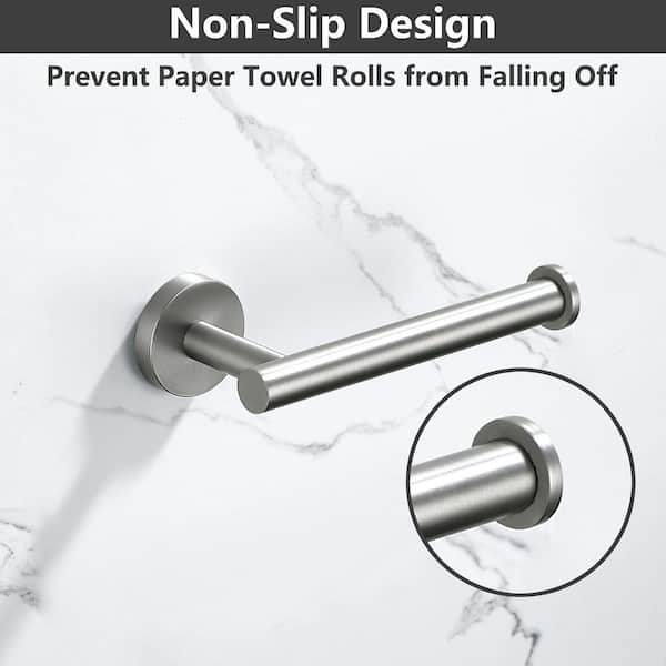 Paper Towel Holder Furnikko Self Adhesive Paper Towel Rack Under Kitchen  Cabinet, Paper Towel Holder Wall Mounted, SUS304 Stainless Steel - Coupon  Codes, Promo Codes, Daily Deals, Save Money Today