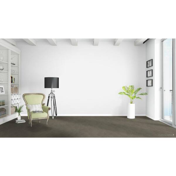 Chastain II - Northside - Brown 60 oz. SD Polyester Texture Installed Carpet