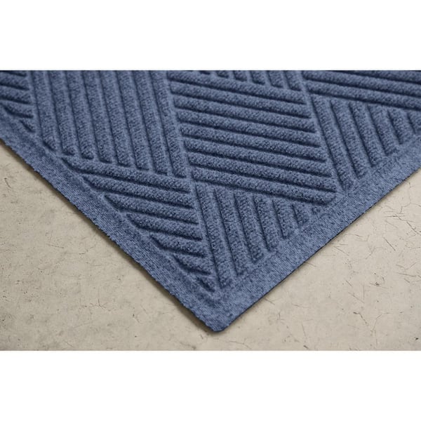 Bungalow Flooring Waterhog Diamonds 23 in. x 35 in. PET Polyester Indoor  Outdoor Door Mat Medium Gray 844570023 - The Home Depot