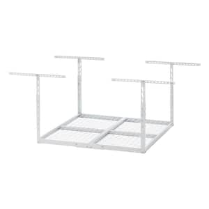 GearLoft Hammered White Adjustable Height Overhead Garage Storage Rack (48 in W x 48 in D)