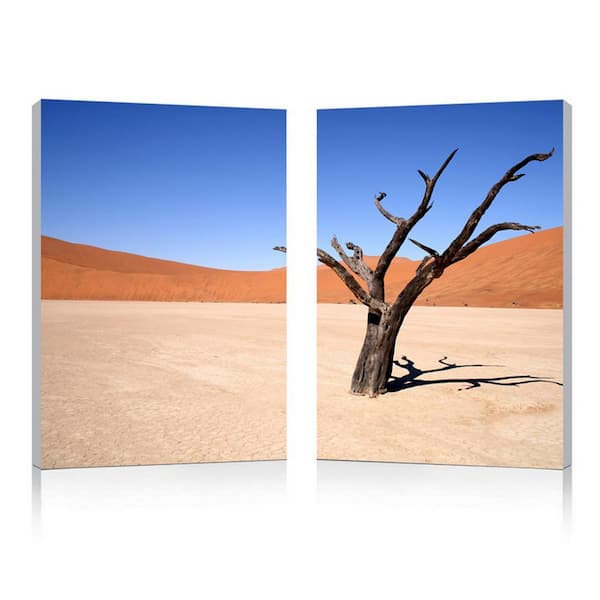 Baxton Studio Desert Solitude Unframed Photography Wall Art 23.62 in. x 15.75 in