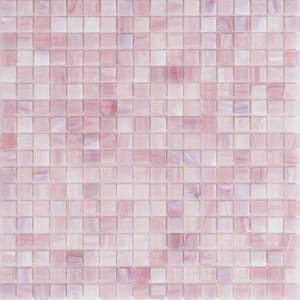 Skosh Glossy Thistle 11.6 in. x 11.6 in. Glass Mosaic Wall and Floor Tile (18.69 sq. ft./case) (20-pack)