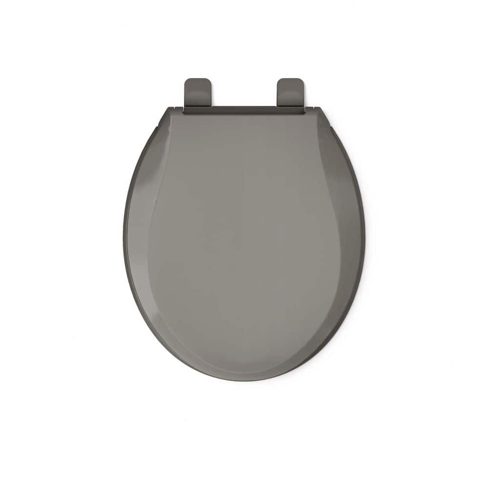 Cashmere Round-Front Toilet Seat with Quiet-Close Lid