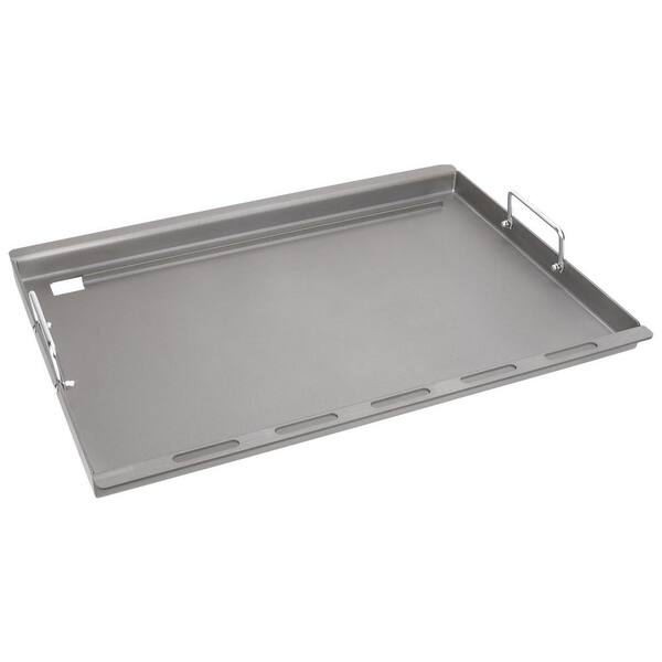 Series Black Coated Steel Griddle Insert 19.4"x25.2" Flat Top with Carry Bag & Silicone Gloves