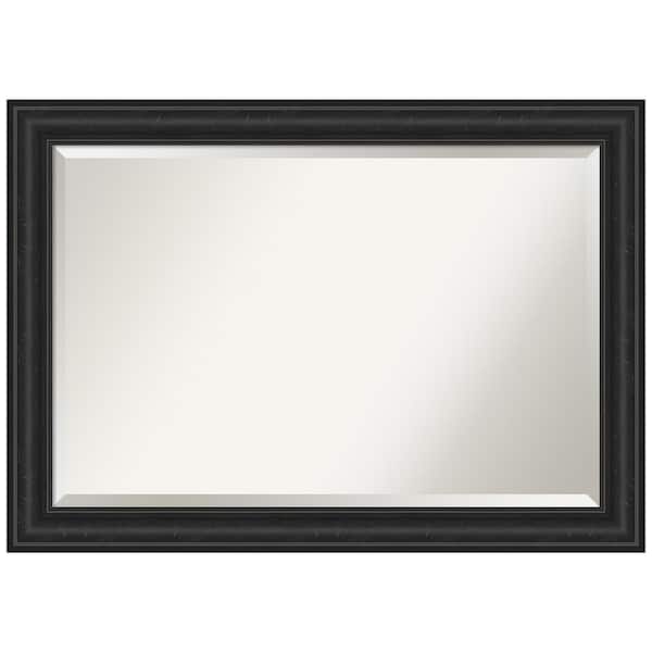 Amanti Art Shipwreck Black 41.5 in. H x 29.5 in. W Framed Wall Mirror