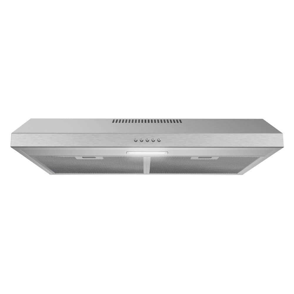 30 in. 80 CFM Ferla Ducted Under Cabinet Range Hood in Stainless Steel, Mesh Filters, Push Button Control, LED Light price history on PriceWatchPro