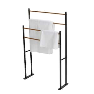 4-Bars / 2-Tier Towel Rack in Black