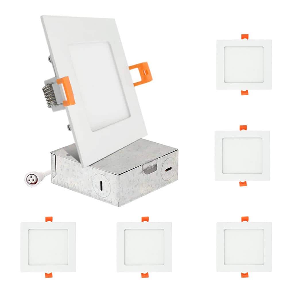 6 in. Color Selectable 5CCT New Construction or Remodel IC Rated Canless Integrated LED Recessed Light Kit (6-Pack) price history on PriceWatchPro