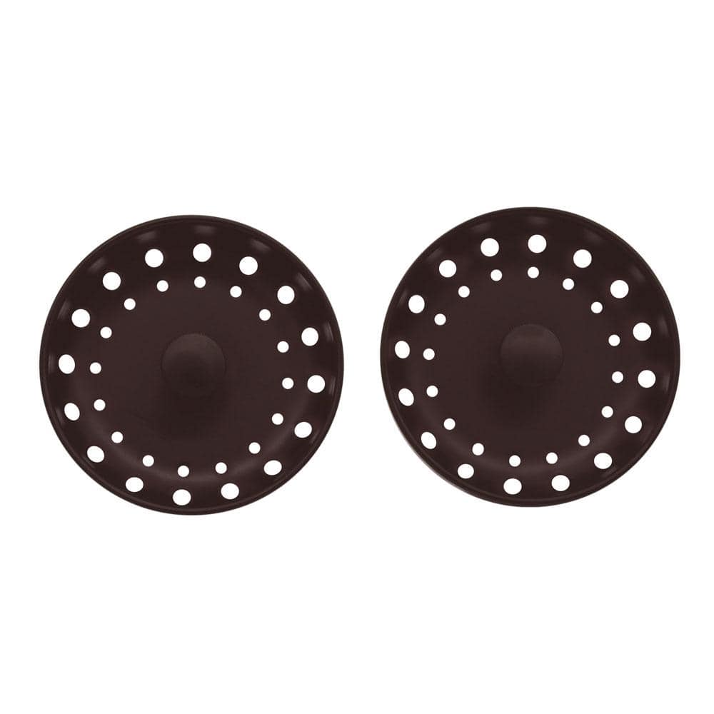Westbrass 3-1/2 in. Standard Post Style Replacement Kitchen Sink Basket  Strainer, Oil Rubbed Bronze (2-Pack) D214S-2P-12 The Home Depot