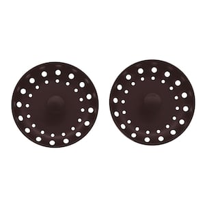 3-1/2 in. Standard Post Style Replacement Kitchen Sink Basket Strainer, Oil Rubbed Bronze (2-Pack)