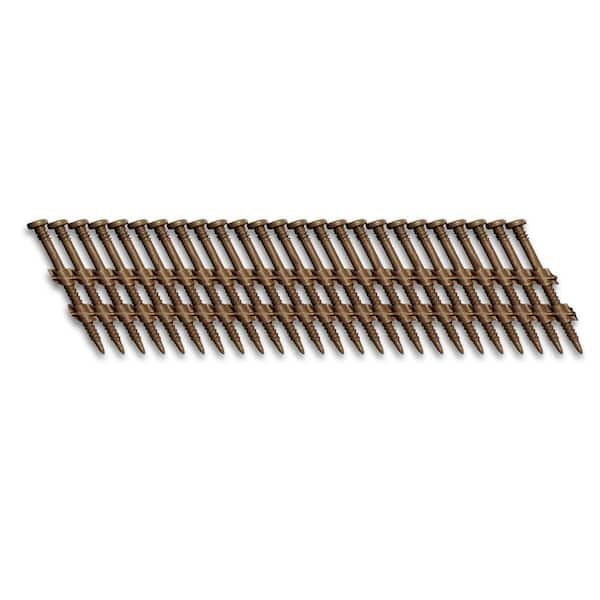 InvisiDeck 3 in. x 1/8 in. 20-Degree Plastic Strip Square Drive Nail Screw Fastener (1,000-Pack)