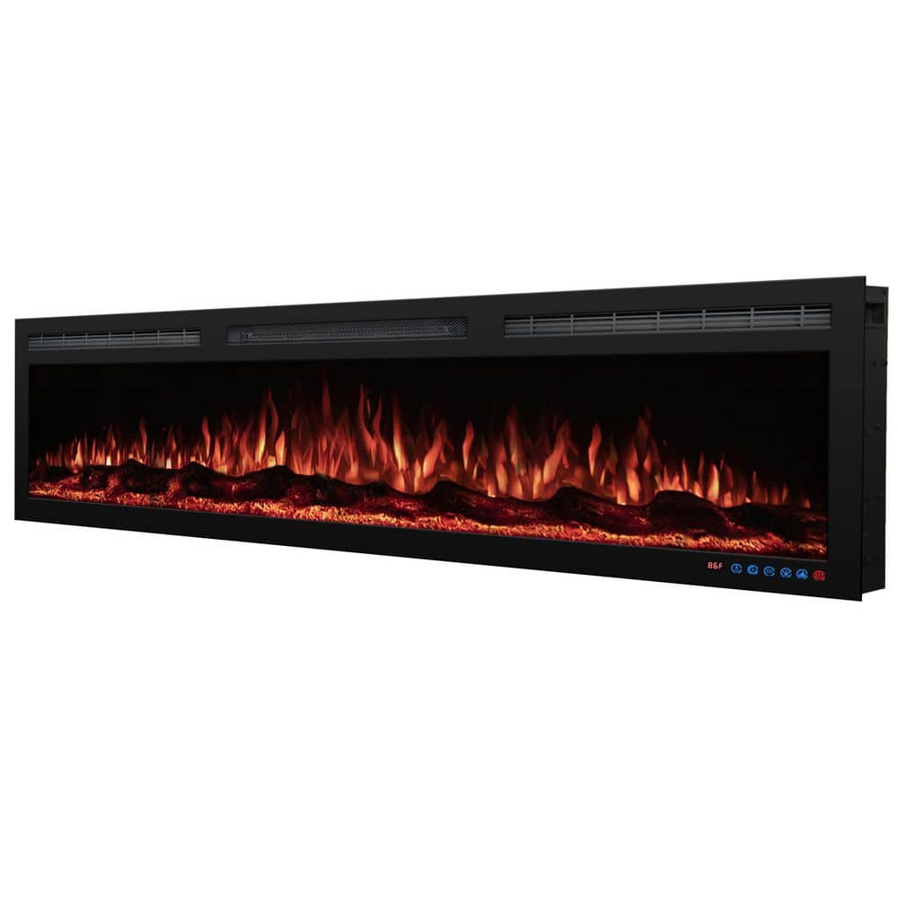 60 in. Wi-Fi Wall-Mount and Recessed Electric Fireplace Insert Overheating 