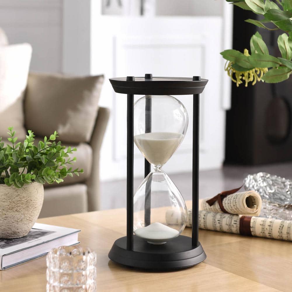 Black Grand Decorative Hourglass