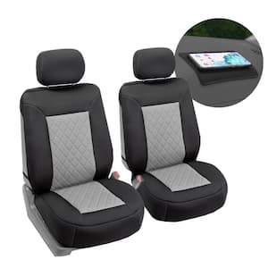 Ultra Sleek Car Seat Cushions 23 in. x 1 in. x 47 in. Oxford Fabric Front  Set