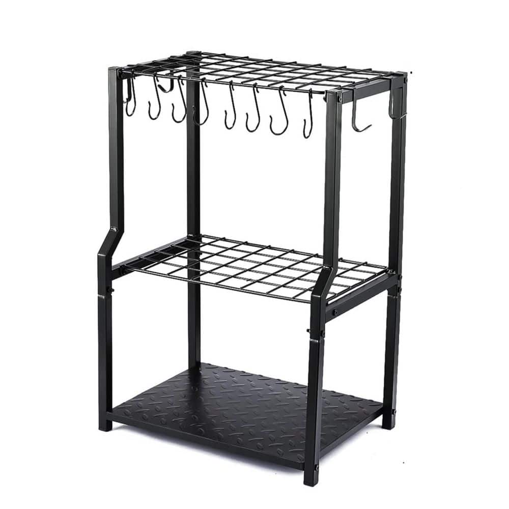 17 in. x 27 in. H Black Garden Tool Organizer Heavy Duty with Shed Hooks for Long Handle Tools (1-Pack) price history on PriceWatchPro