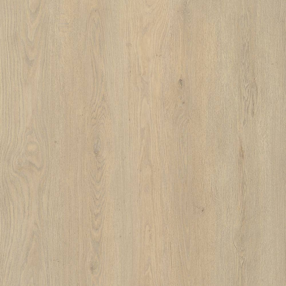 TrafficMaster Raritan 4 MIL x 6 in. W x 36 in. L Grip Strip Water Resistant Luxury Vinyl Plank Flooring (24 sqft/case), Light