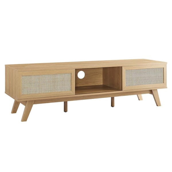 MODWAY Soma 60 in. TV Stand in Oak