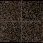 Baltic Brown 12 in. x 12 in. Polished Granite Floor and Wall Tile (10 sq. ft. / case)