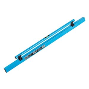 1200 mm 48 in. Pro Concrete Screed/Darby Tool with Leveling Vial, Blue