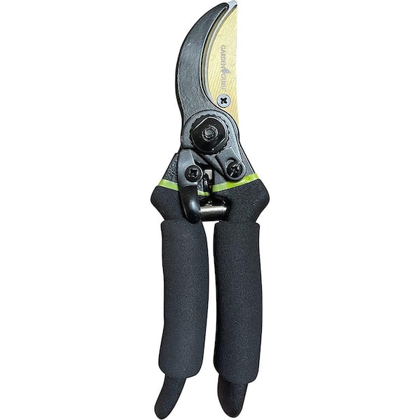 Garden Guru Indestructible All Steel Garden Clippers - Professional Bypass  Hand Pruner Pruning Shear with Comfort Grip Handles and Hardened Steel for