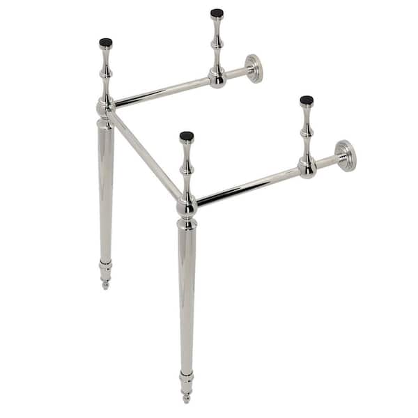 Kingston Brass Edwardian Brass Console Sink Legs in Polished Nickel