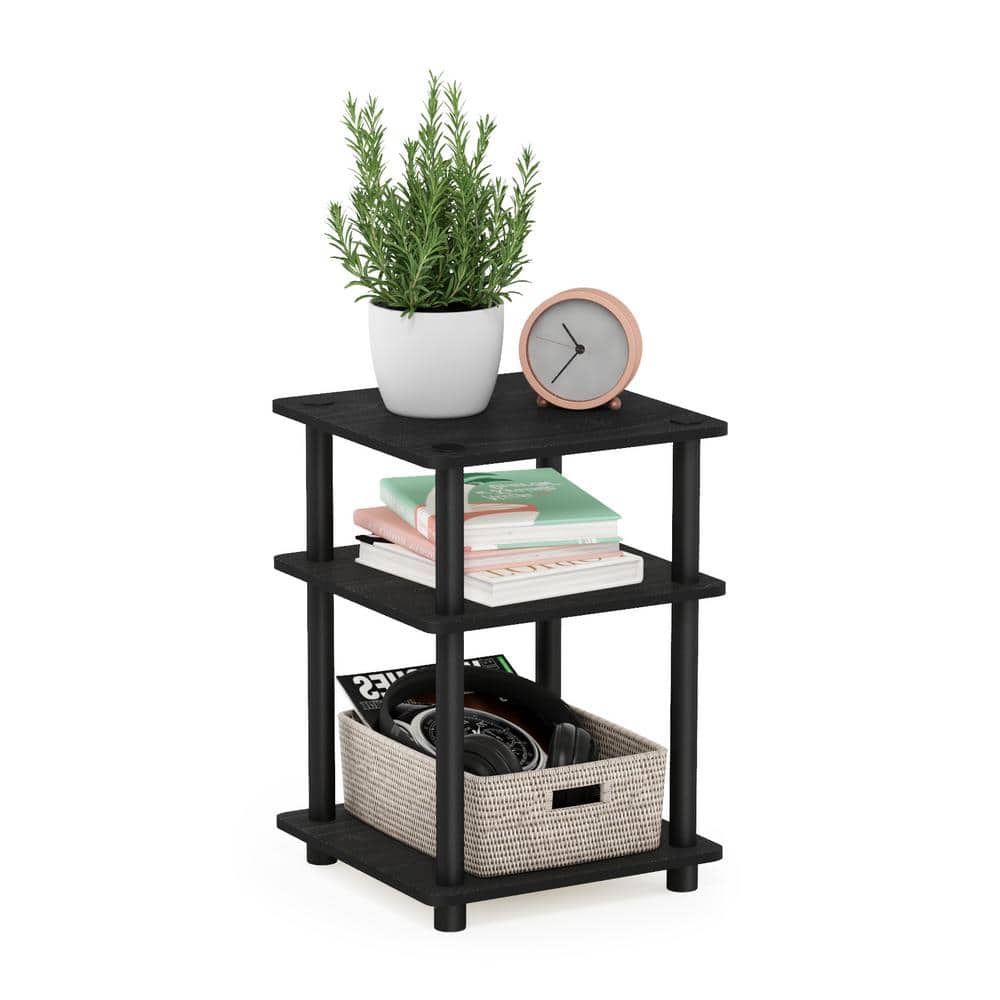 Black Wood Easy Assembly Multipurpose Shelf
