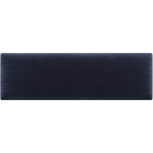 VANT Plush Velvet Navy Twin-King Upholstered Headboards/Accent Wall Panels